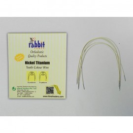 Rabbit Force Niti Epoxy Coated Tooth Colour Euroform Wire - Rectangular