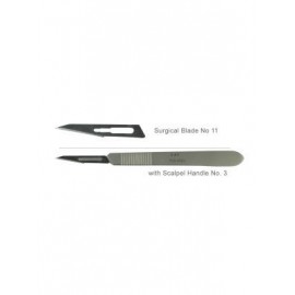scalpel handle no 3 & surgical blades 