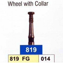 Jota Wheel With Collar Diamond Burs (819 FG) #14