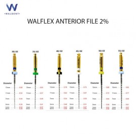 Waldent Walflex Anterior File 2%