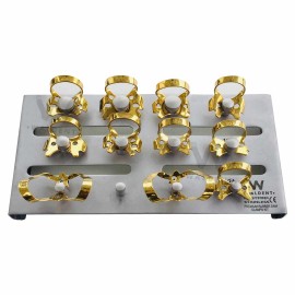Waldent Rubber Dam Clamps Kit Titanium Gold (Set of 11)