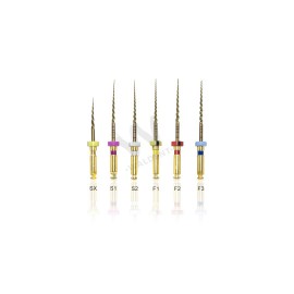 Waldent Premium Taper Gold Rotary Files SX-F3 (Pack Of 6)