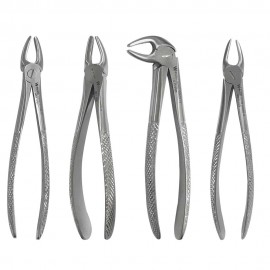 Waldent Wal-Extract Extraction Instruments Forceps Kit of 12