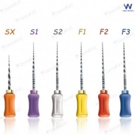 Waldent ProTaper Hand File 21mm Assorted SX-F3 