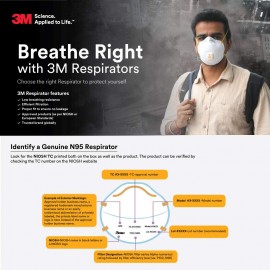 3M 8210 Particulate Respirator N95 FACE MASK #NIOSH_Approved