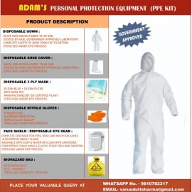 Personal Protection Kit - PPE kit- for COVID-19, SITRA Approved
