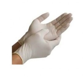 Denext Latex Examination Gloves - Premium (Pack of 80) 