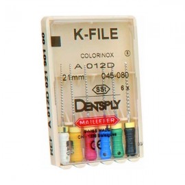 Dentsply Maillefer Colorinox K Files 21mm