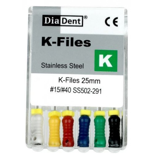 Diadent Stainless Steel K-File 21mm