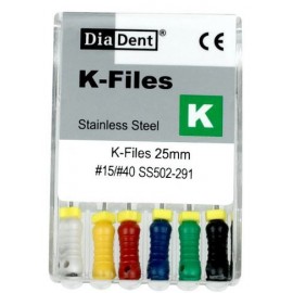 Diadent Stainless Steel K-File 25mm