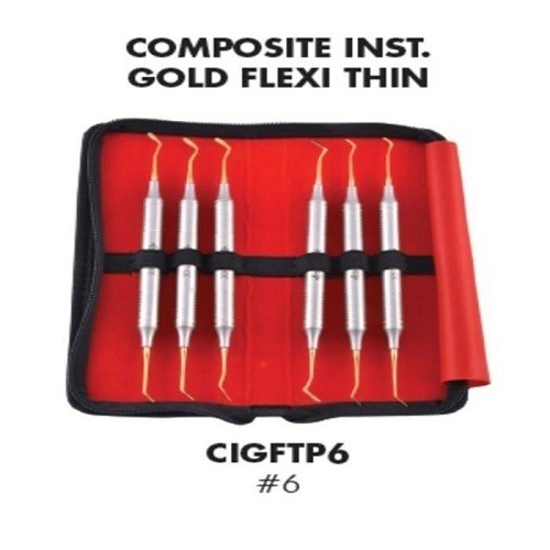 Gdc Composite Instruments Titanium Coated S/6 # Gold Instruments Kit (Cigftp6)