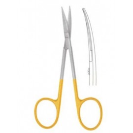 Gdc Scissors Iris Tc - Curved (11.5cm) (S5083)