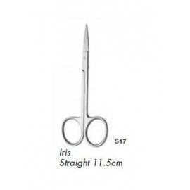 Gdc Scissors Iris - Straight (11.5cm) (S17)