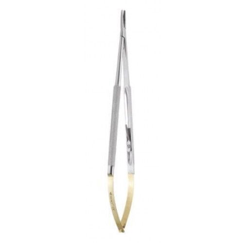 Gdc Micro Castroviejo Needle Holder Straight Tc - 18cm (Nhm5024r)