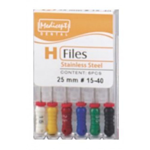 Medicept Dental H Files -25mm