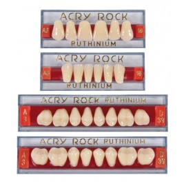 Ruthinium ACRY ROCK Acrylic Teeth Set-Two Layer (Pk/4 full set)