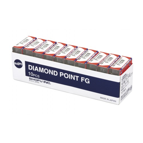 Shofu Diamond Bur FG - Fine Grit (Red Banded Shank)